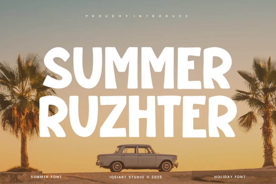 Summer Ruzhter Font