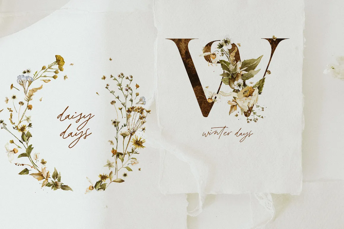 Summers End Watercolor Collection