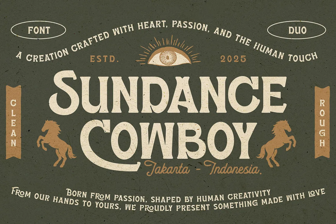 Sundance Cowboy - Font Duo