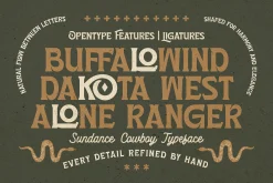 Sundance Cowboy - Font Duo