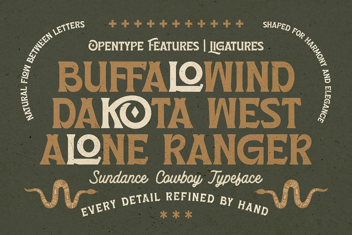 Sundance Cowboy - Font Duo