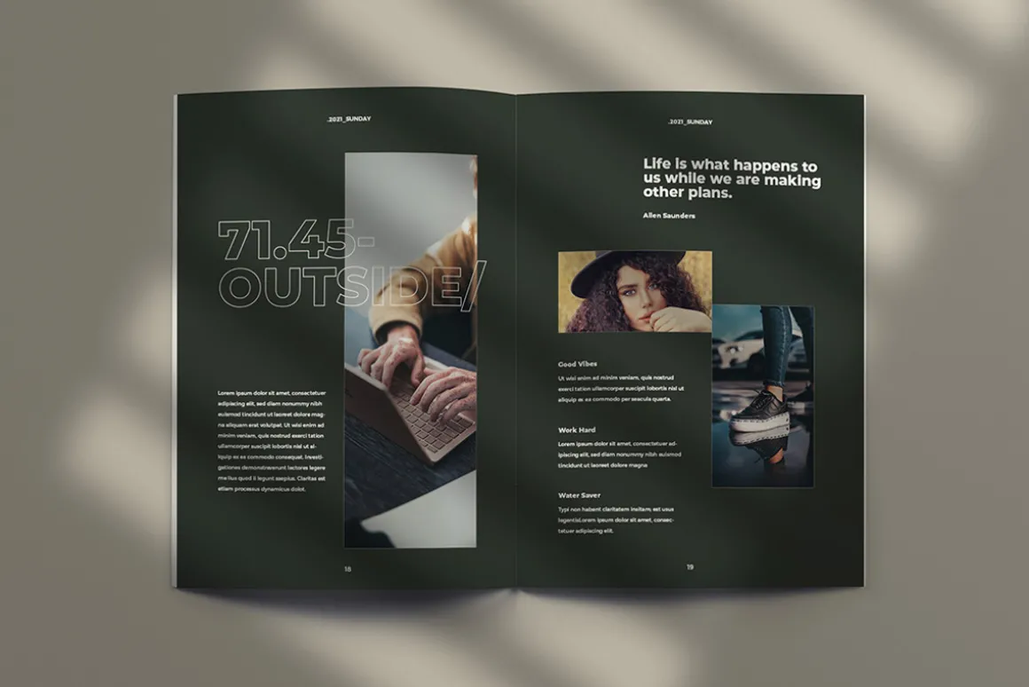 Sunday - Brochure Template Indesign