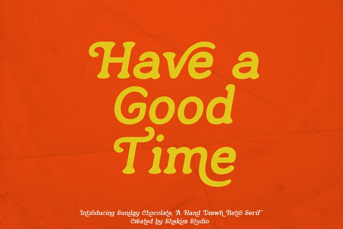 Sunday Chocolate - Retro Serif