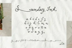 Sunday Ink - Soft Handwritten Script