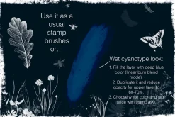 Sunprint Brushes Procreate/PS