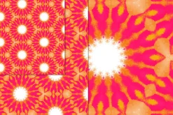 Sunset V | Vibrant Fuchsia Pattern