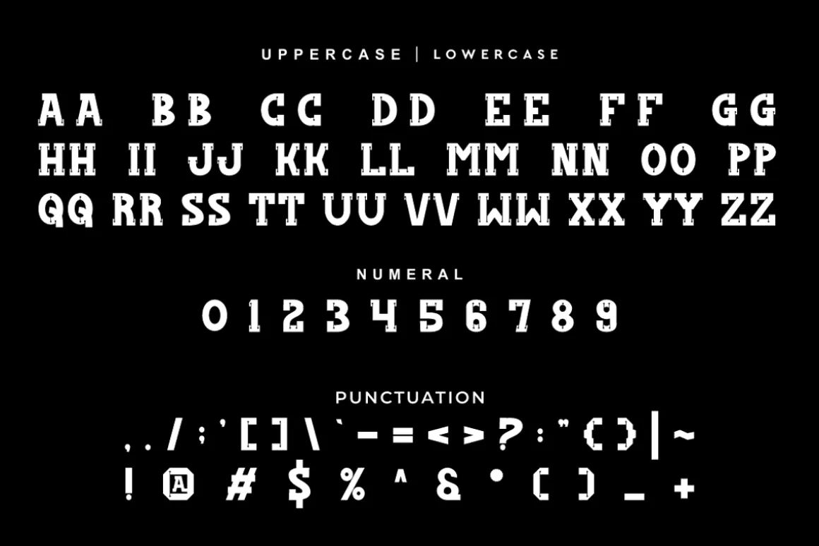 Supens Garage - Automotive Font
