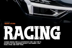 Supens Garage - Automotive Font