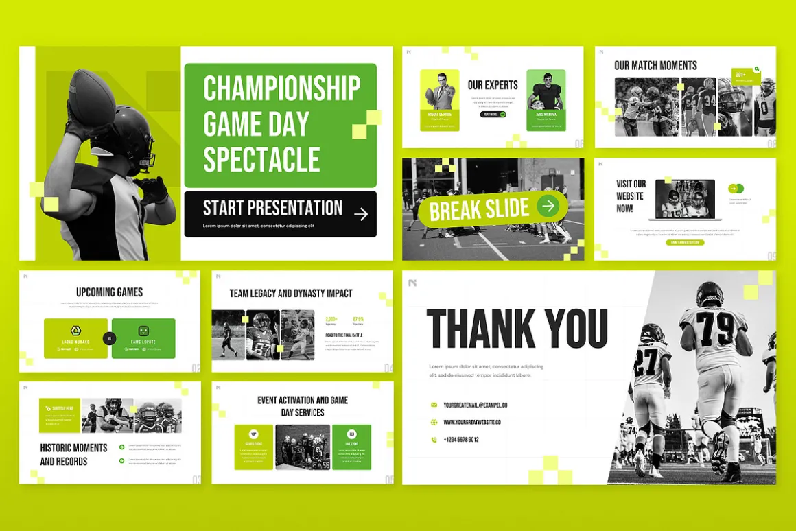 Super Bowl Google Slides