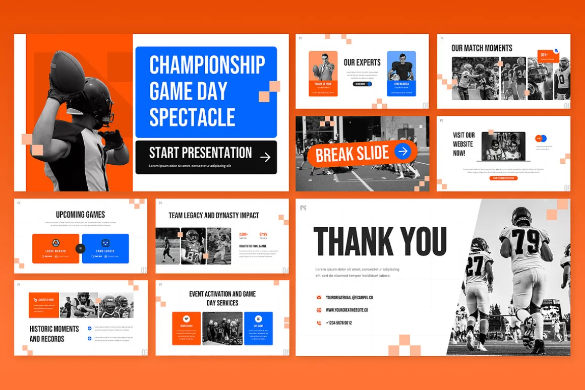 Super Bowl Google Slides