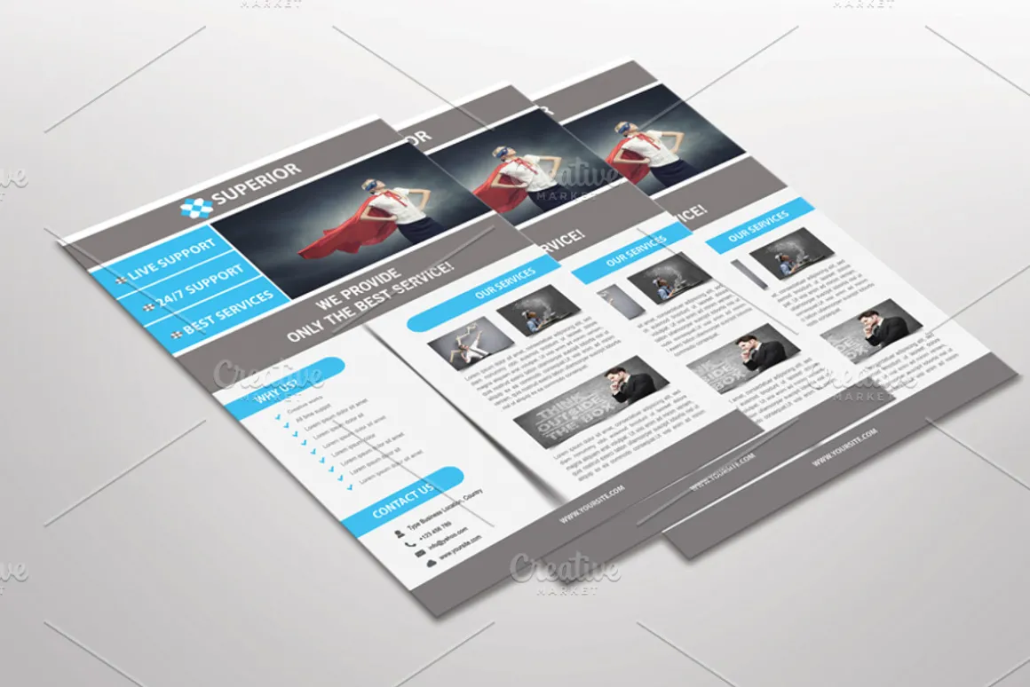 Superior Corporate Flyer Template