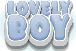 Super Kids - Bubble font - Blue