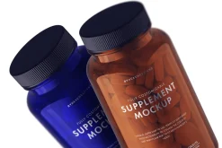 Supplement Bottle Mockup