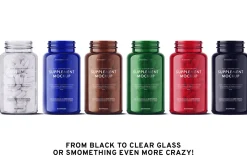 Supplement Bottle Mockup