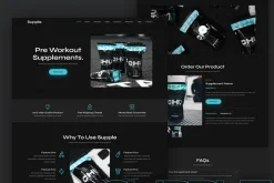 Supple - Supplement Landing Page