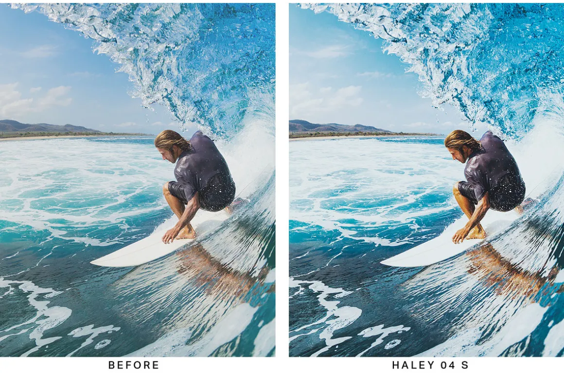 20 Surfer Lightroom Presets and LUTs