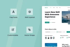 Surfing Lessons Web Design