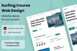 Surfing Lessons Web Design