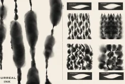 Surreal Ink brush box for Procreate