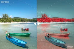 SURREAL RED COLOR GRADING LR PRESET