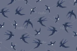 Swallow bird pattern.