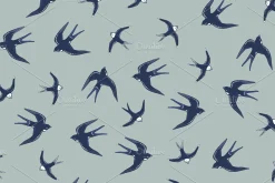 Swallow bird pattern.