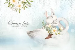 SWAN LAKE watercolor set