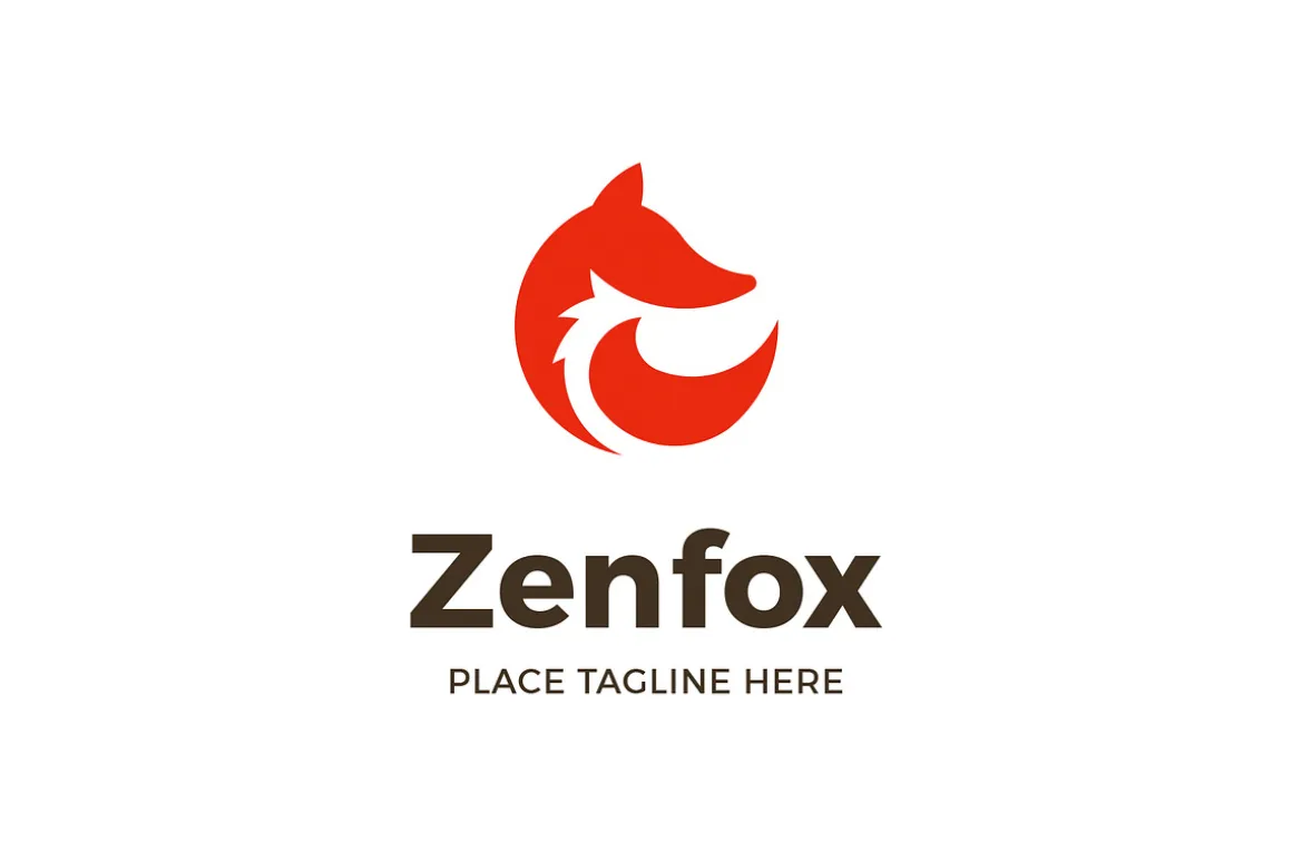 Swirl Zen Fox Logo