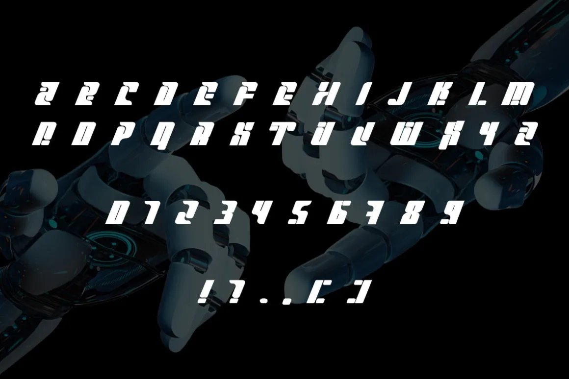 Synapse - Typeface & SVG Metal Font