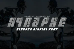 Synapse - Typeface & SVG Metal Font