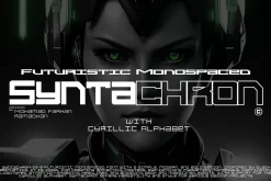 Syntachron - Futuristic Monospaced