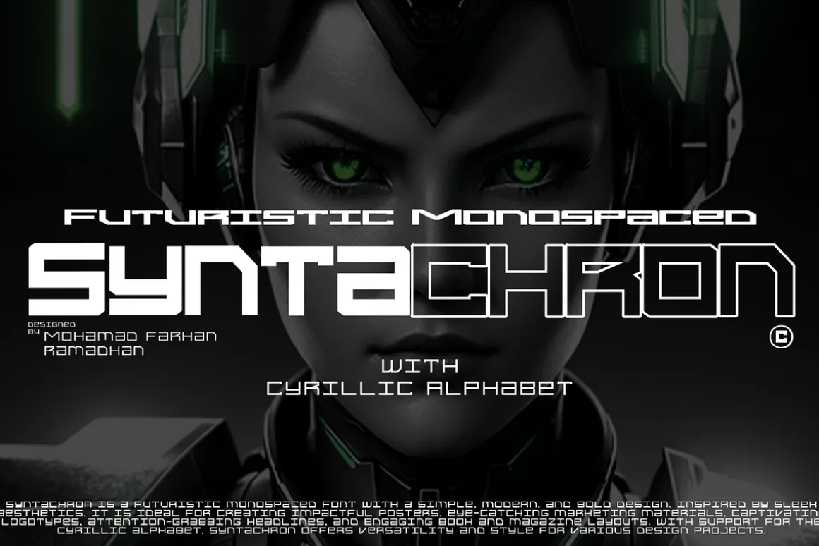 Syntachron - Futuristic Monospaced