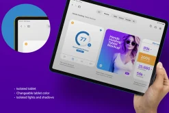 Tablet Mockup - Hands Holding