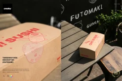 Takeaway Box Mockup Set (outdoor)