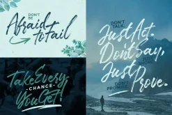 TakeEasy Brush Font