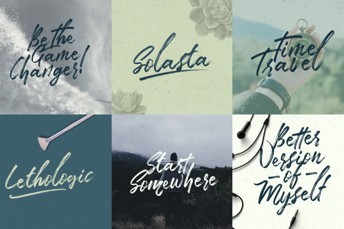 TakeEasy Brush Font