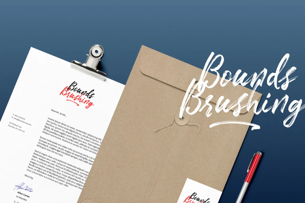 TakeEasy Brush Font
