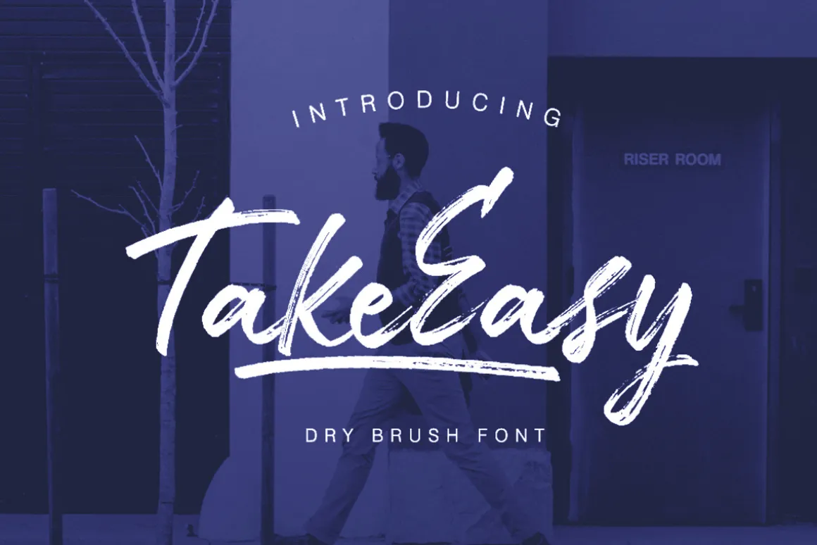TakeEasy Brush Font