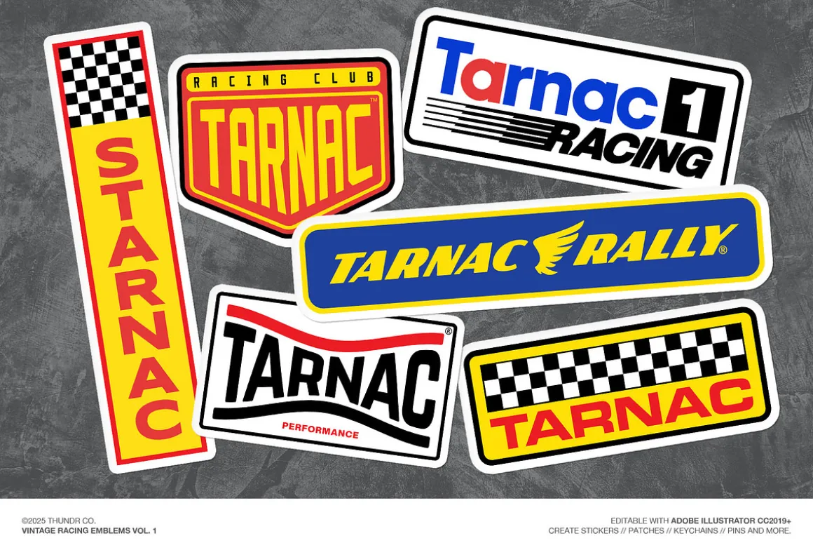 TARNAC | Vintage Racing Emblems v.1