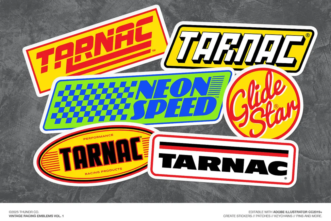 TARNAC | Vintage Racing Emblems v.1