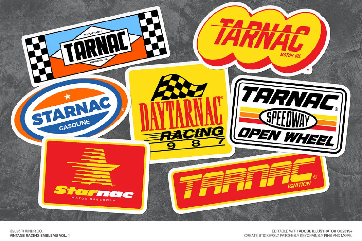 TARNAC | Vintage Racing Emblems v.1