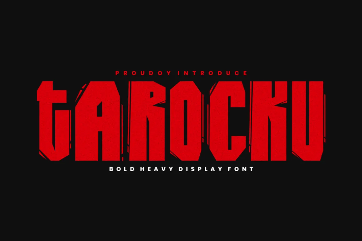 Tarocku - Bold Heavy Display Font