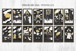 Tarot Card Illustration Set