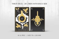 Tarot Card Illustration Set