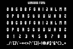 Taruyog - Retro Label Font