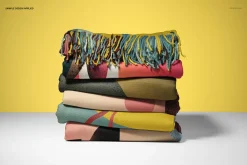 Tassel Fringe Blanket Mockup Set