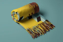 Tassel Fringe Blanket Mockup Set