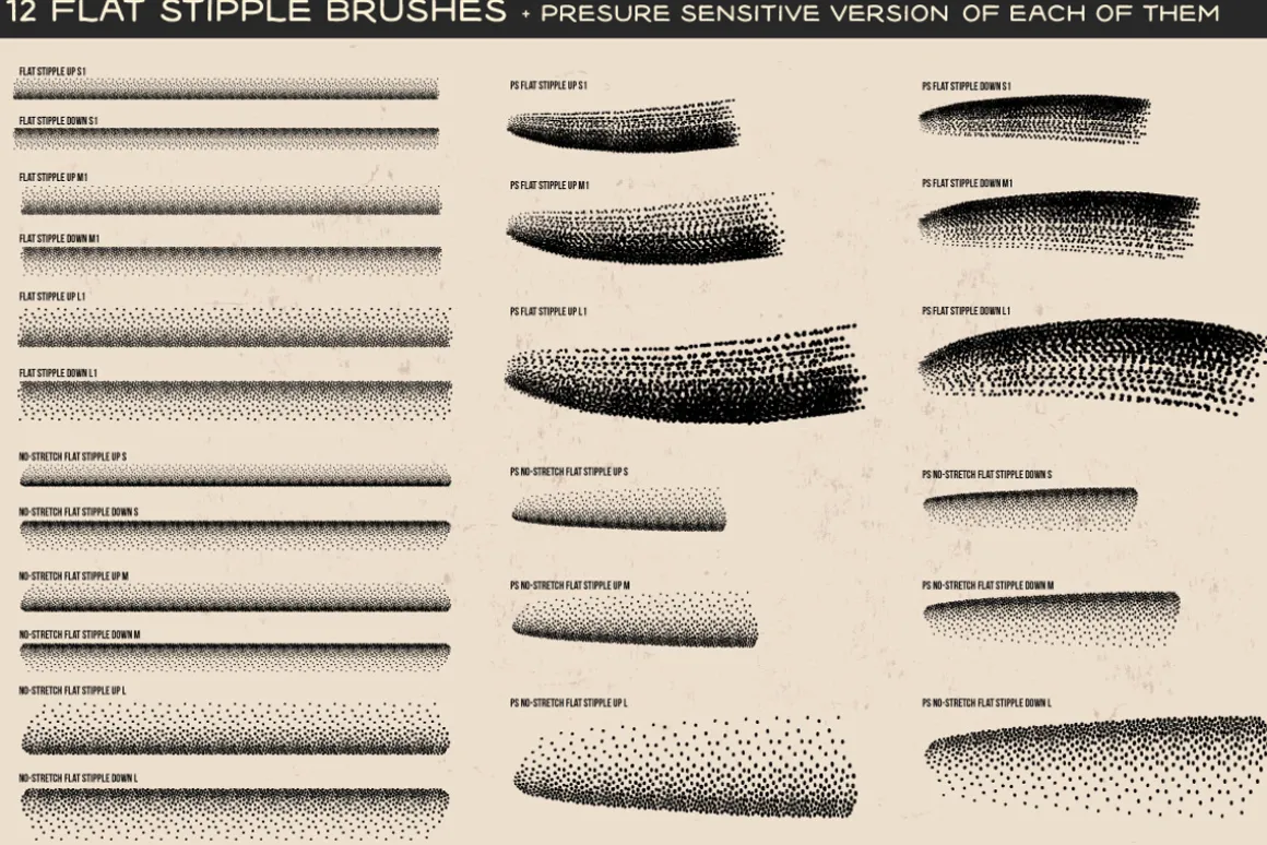 Tattoo Art Brushes for ILLUSTRATOR