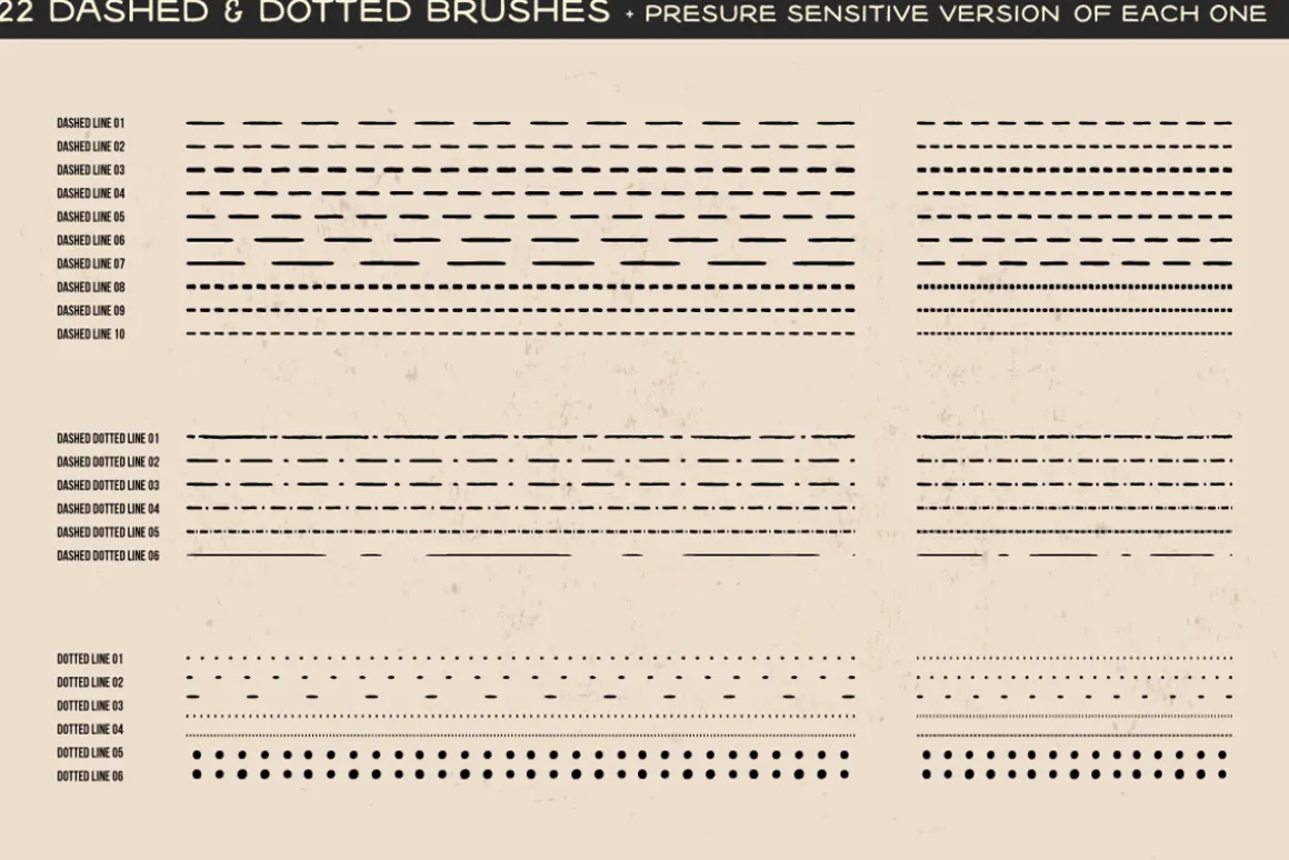 Tattoo Art Brushes for ILLUSTRATOR