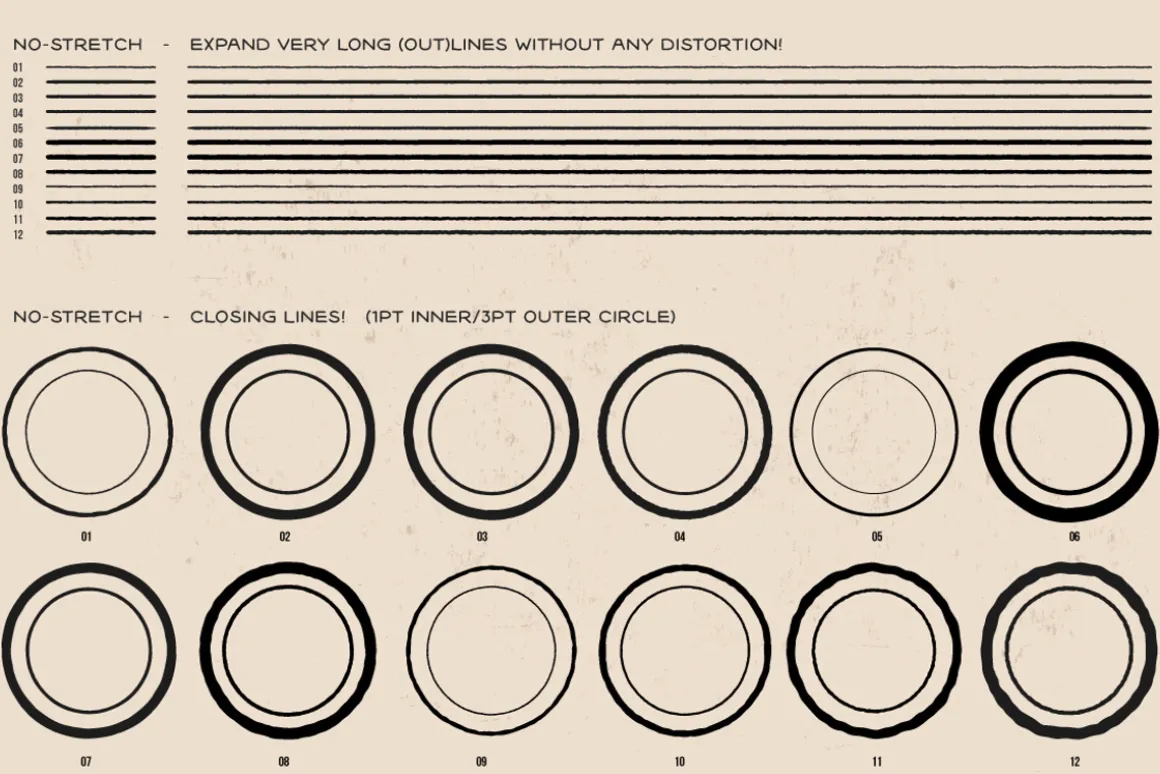 Tattoo Art Brushes for ILLUSTRATOR